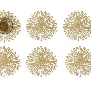 chilewich bloom coasters set of 6
