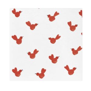 vietri papersoft red bird napkins